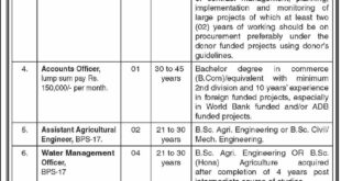 Government of Punjab Agriculture Department Jobs in Lahore